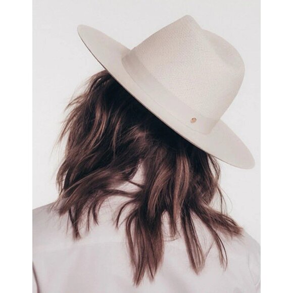 Janessa Leone Aisley Hat Bleach White Straw - Picture 5 of 14